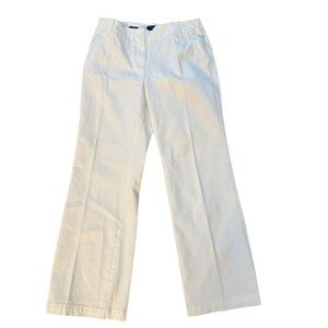 Talbots Signature Flare White Denim